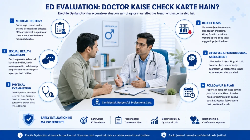 evaluated by a healthcare professional