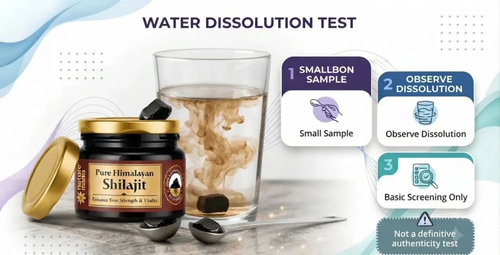 Water Dissolution Test
